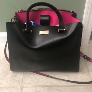 Black/Pink Kate Spade Handbag